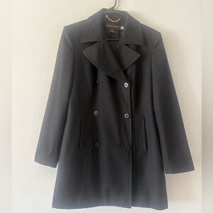 Classiques Entier Elegant Black Pea Coat